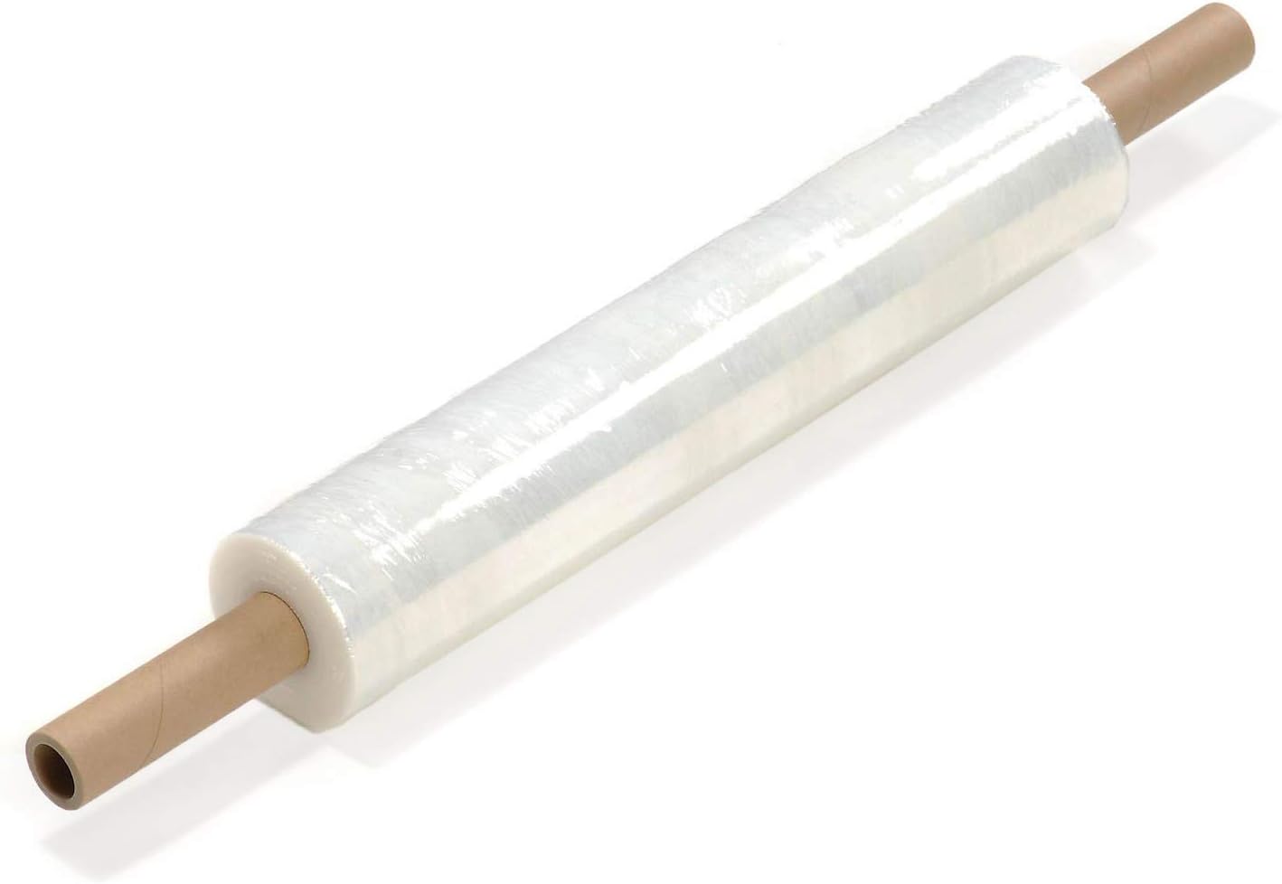 PackageZoom 20 inch x 1000 Feet Stretch Wrap With Handle, Clear Stretch Film, 8 Rolls