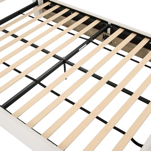 King Boucle Upholstered Bed Frame - Image 3