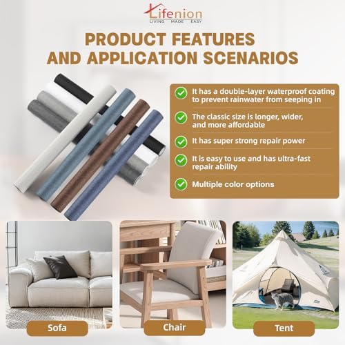 Fabric Repair Patch, Self Adhesive Furniture Tape - Image 5