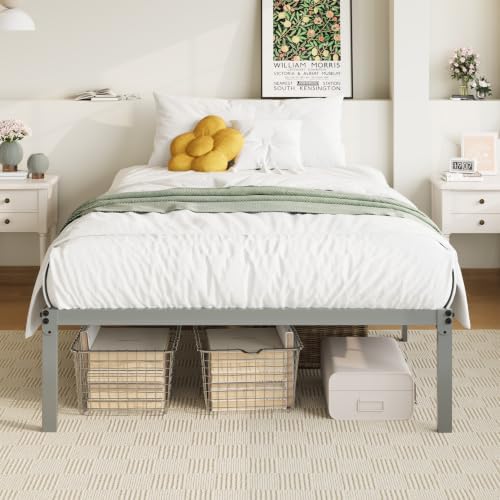 Allewie Twin Bed Frame, 14 inch Metal Beds - Image 4