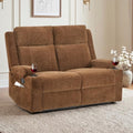 GUEAPY Reclining Loveseat for Living Room, Dual Cup Holders, 2 Side Pockets by GUEAPY