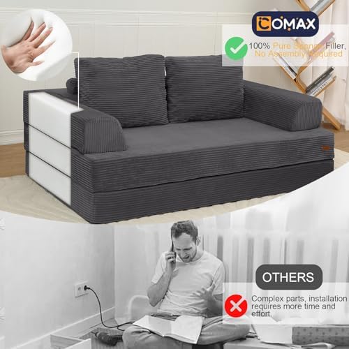 COMAX Convertible Futon Sofa Bed - Image 4