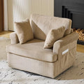 VINGL 39.2" Wide 360° Swivel Accent Armchair by VINGLI