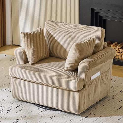 VINGL 39.2" Wide 360° Swivel Accent Armchair by VINGLI