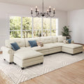 SUNSHINE VALLEY 150" Oversized Modular Sectional Couch U Shaped Living Room by SUNSHINEVALLEY