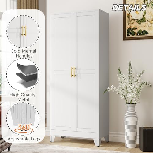 winiowa Metal Pantry Cabinet - Image 6
