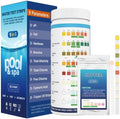 9 in 1 Pool Test Strips, 120 Total Strips, 100 8-Way Water Test Strips + 20 by AKSBTEC