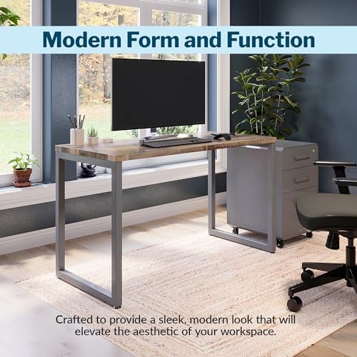Vari Table for Home Office – 48x24 – Reclaimed Wood/Slate - Image 3