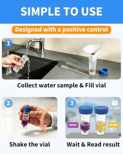 2 Pack - DIY Bacteria Water Test Kit - Designed - - Image 4