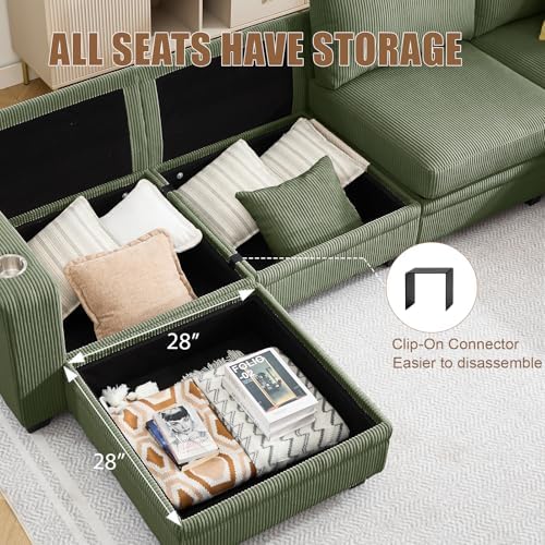 97" Modular Sectional Couch - Image 5