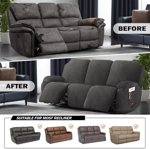 Stretch Recliner Sofa Cover - Image 4