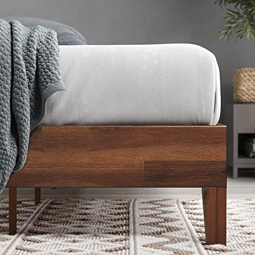 Zinus Marissa Deluxe Wood Platform Bed Frame, No Box Spring Needed, Wood Slat - Image 3
