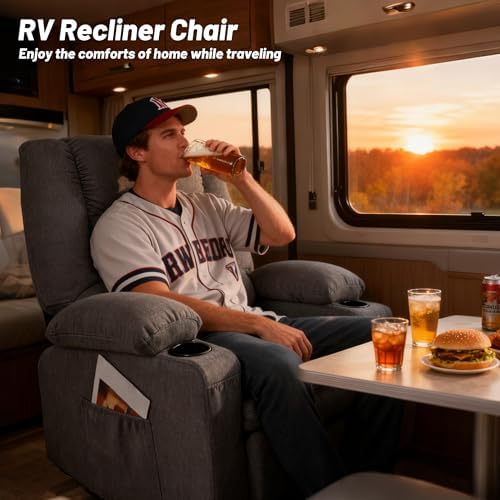 Oversized Swivel Rocker Recliner Chair - Image 6