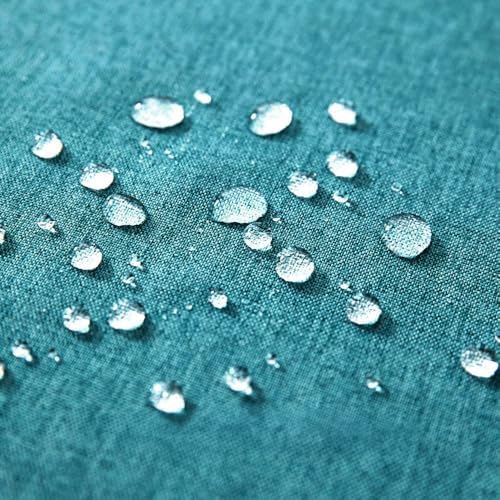 MIULEE Decorative Outdoor Pillow Covers Waterproof 16x16 Turquoise - Image 2