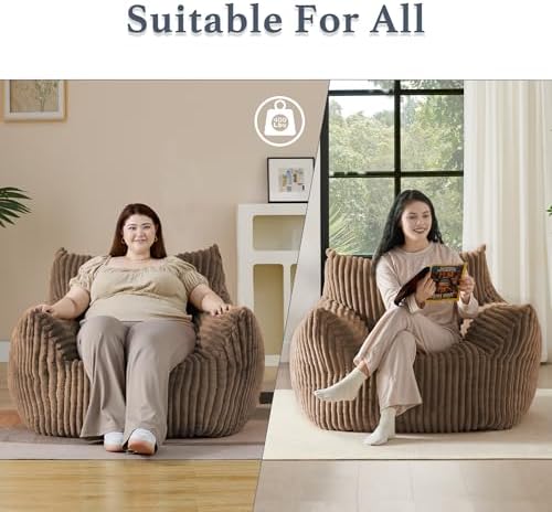 Giant Plush Bean Bag Chair for Adults - Image 6