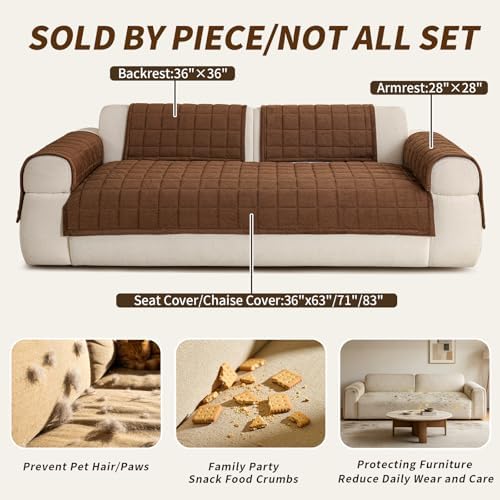 Couch Covers for Sectional Sofa, L Shaped Modular Couch Cover - Image 6