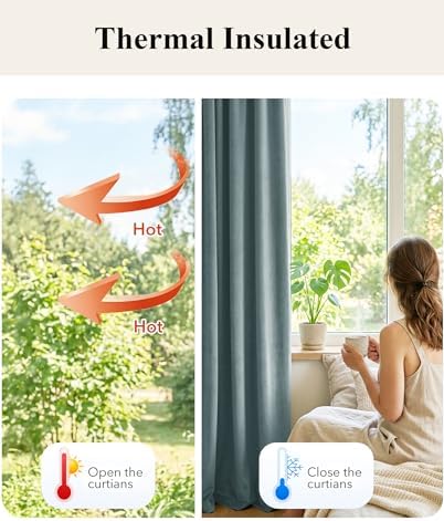 StangH Dark Slate Velvet Curtains - Image 6