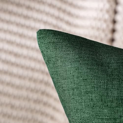 MIULEE Decorative Outdoor Pillow Covers Christmas 20x20 Emerald Green - Image 6