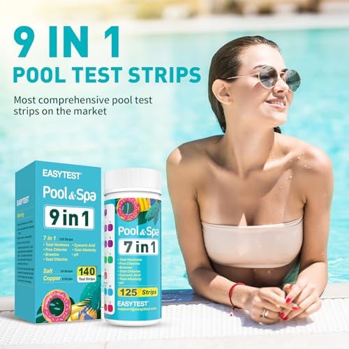 EASYTEST 140Pcs 3-Way Hot Tub, Spa and Pool Test Strips - Image 2