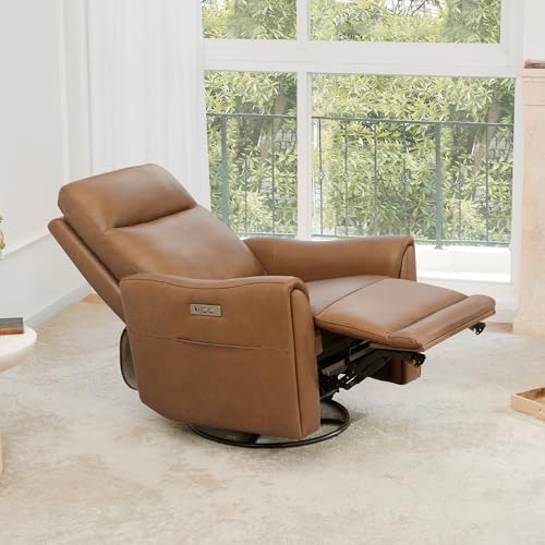 Watson & Whitely Power Recliner Chairs, Genuine Leather Saddle - Image 3