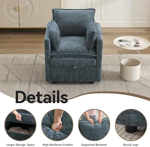 30" Cloud Modular Single Sofa Chair - Image 5