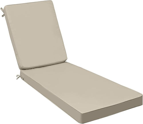 AAAAAcessories Outdoor Chaise Lounge Cushions, Fade-Resistant, Waterproof Patio by AAAAAcessories