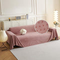MYSKY HOME Pink Sofa Cover Couch Covers by MYSKYHOME