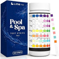 100 Pcs 7-Way Hot Tub, Spa & Pool Test Strips by Craft911byLIME