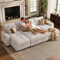 WEUP Modular Sectional Sleeper Sofa Bed, Pull Out Couch by Unknown