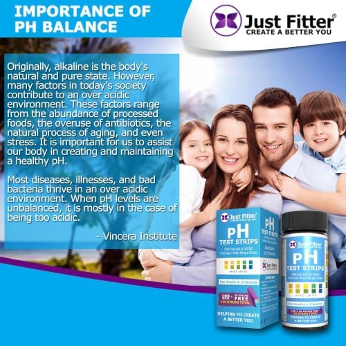 pH Test Strips for Testing Alkaline and Acid Levels in The Body. Track & - Image 6