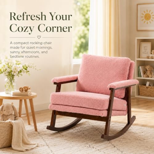 Nursery Rocking Chair for Adults and Small Spaces - Image 3