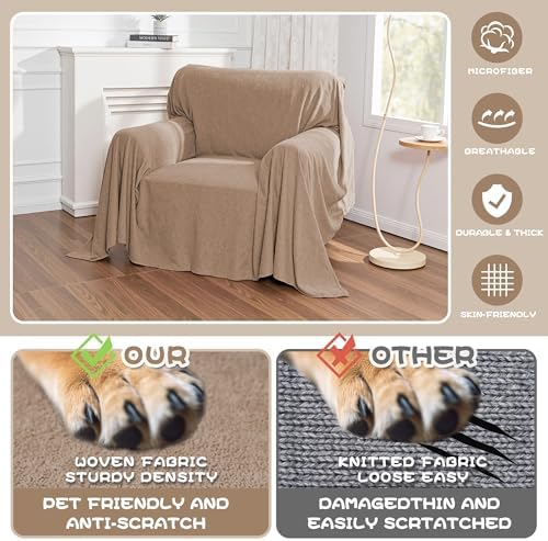 MYSKY HOME Armchair Couch Cover, Sofa Covers Washable Couch Covers - Image 3