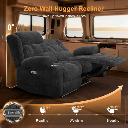 Power Loveseat Recliner Sofa, RV Reclining Loveseat - Image 4