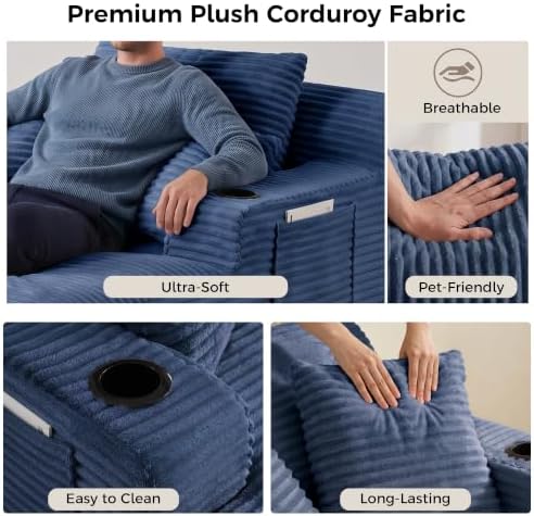 NicBex 66”Oversized Chaise Lounge Chair Indoor - Image 5