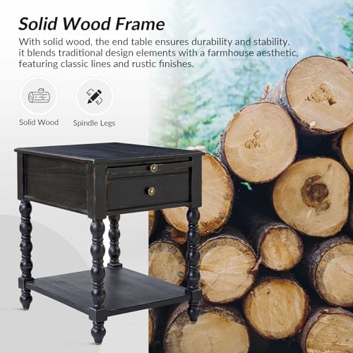 HULALA HOME Spindle End Table - Image 5