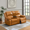 Recliner Sofa for 2 Seats, Manual Reclining Couch Set, Living Room Furniture by Snuptor