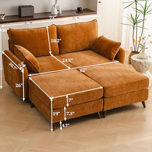 Rexulqo 73'' Modular Sectional Couch - Image 6