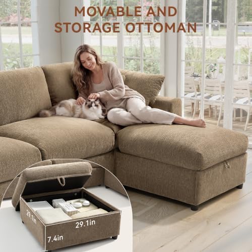 Ihanherry Cloud Sectional Couches - Image 3