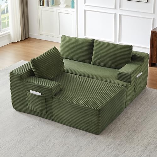 96" Boneless Sectional Cloud Couches - Image 6