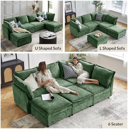 HULALA HOME Modular Sectional Sofa - Image 3