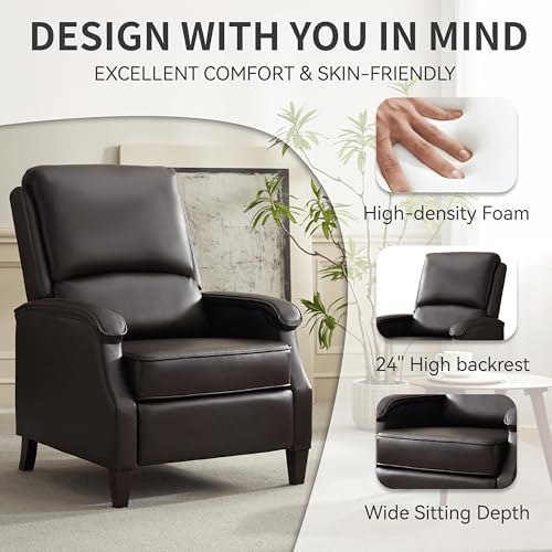 VKNOW Faux Leather Recliner Chair - Image 4