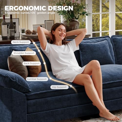 CDCASA 117" Oversized Modular Sectional Sofa - Image 4