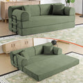 79" Memory Foam Sofa Bed, High Backrest Convertible Futon Boneless Couch by KSTNLUXQ