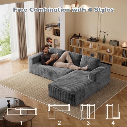 93" L-Shaped Modular Sectional Sofa - Image 3