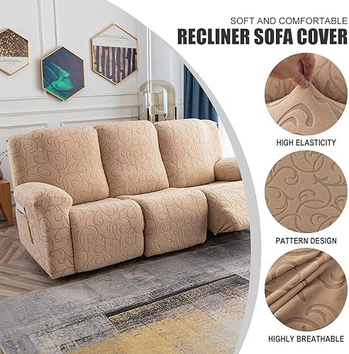 YUEANG Recliner Sofa Covers Sectional Couch Cover - Image 2
