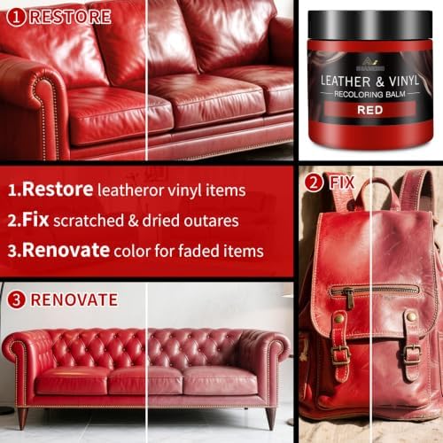 Leather Recoloring Balm and Leather Repair Kit - Image 4