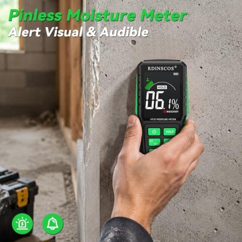 RDINSCOS Pinless Moisture Meter - Image 3