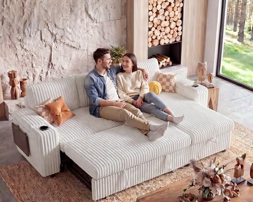 WEUP 86" Modular Sectional Sleeper Sofa by Unknown