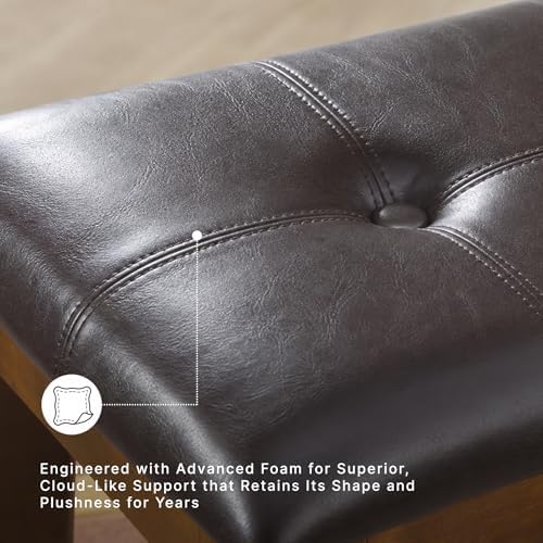 Signature Design by Ashley Ralene Tufted Upholstered Dining Room Bench - Image 5