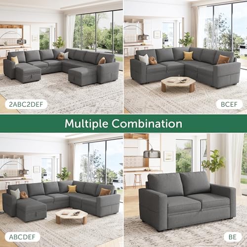 HONBAY Sectional Sleeper Sofa - Image 4